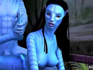 Avatar enchantress göte sikişmek fucked by huge blue shaft